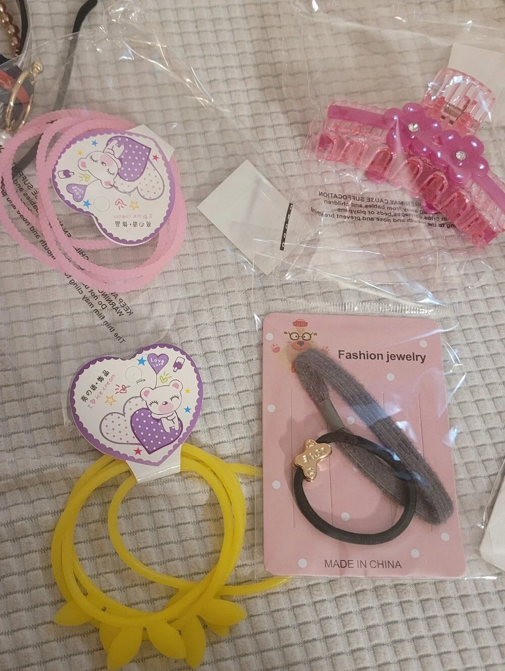 Kids Multicolor Hair Accessories Set